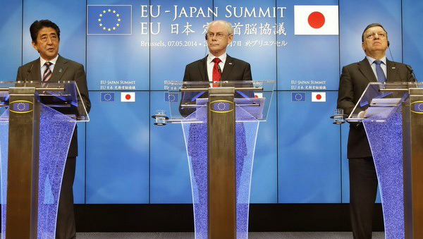 Unión Europea y Japón afianzan relaciones de cooperación